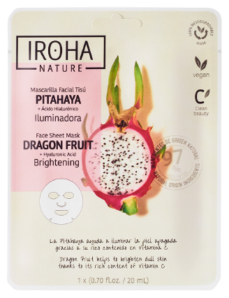 Máscara Iluminadora Pitahaya + Ácido Hialurônico 20 ml