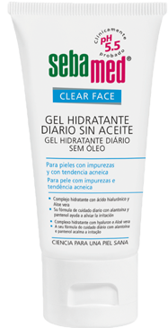 Gel hidratante facial transparente 50ml