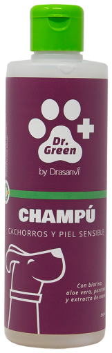 Dr Green Shampoo para cachorros e pele sensível 250 ml