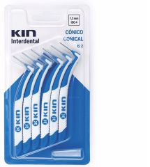 Conjunto de escova interdental cônica 1,3 mm 6 unidades