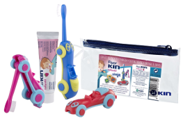 Conjunto de carro de viagem infantil Fluorkin 3 peças