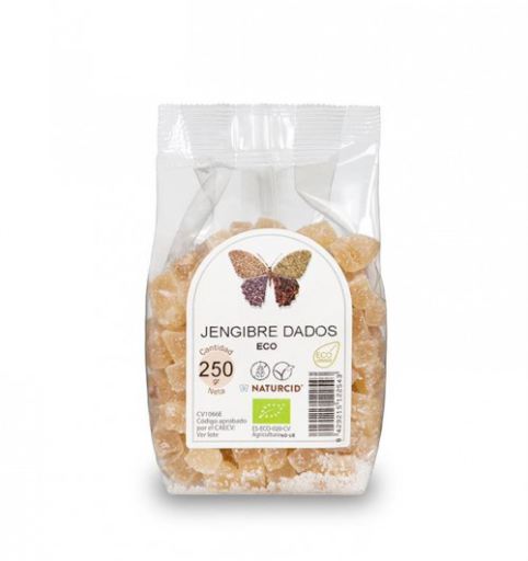 Gengibre Eco Desidratado em cubos 200 gr