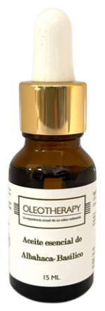 Óleo Essencial de Manjericão Orgânico 15 ml