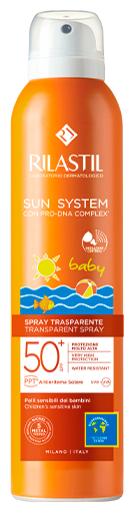 Sun System Bebê Spray Transparente FPS 50+ 200 ml