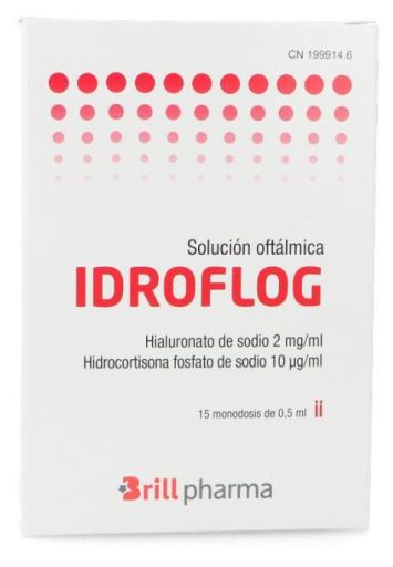 Idroflog Solução Oftálmica 15 Doses Únicas