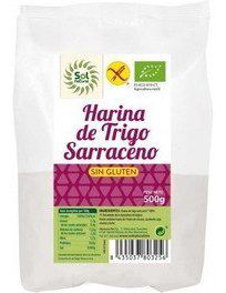 Farinha de trigo sarraceno sem glúten orgânica 500 gr