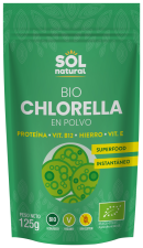 Chlorella em pó orgânico 125 gr