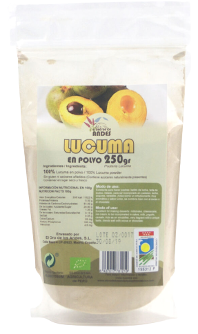 Lucuma em pó orgânico 250 gr