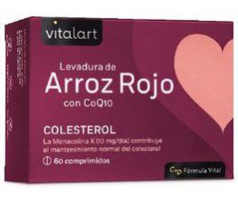 Arroz Vermelho Coq10 Colesterol 60 Comprimidos