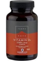 Vitamina D 3 2000 Iu 50 Cápsulas Vegetais