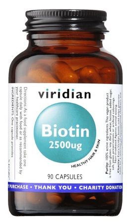 Biotina 2500 Ug 90 Cápsulas Vegetais