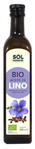 Óleo de linhaça orgânico 500 ml