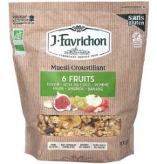 Muesli crocante 6 frutas 375 gr