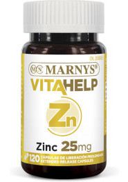 Vitahelp Zinc 25 mgr 120 Pérolas