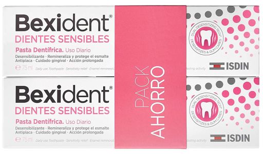 Bexident Pasta de dentes sensíveis 2 x 75 ml