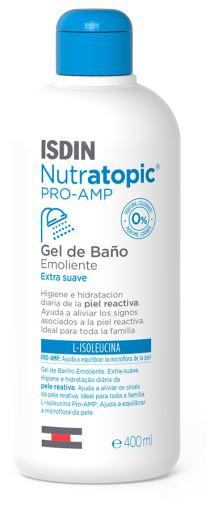 Nutratopic Pro-Amp Gel de banho emoliente pele atópica