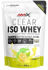 Amix Clear Iso Whey Protein 500 Gr - Aisaldo De Proteína De Suero Cristalina, Sabores Refrescantes / Promueve El Aumentar Y Mantenimiento De La Masa M