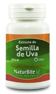 Extrato de semente de uva 50 mg 60 comprimidos