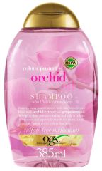 Shampoo de cabelo que desafia o desbotamento de óleo de orquídea Ogx 385 ml