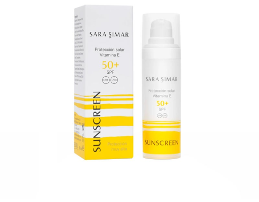 Protetor solar facial com vitamina E Spf50 30 ml