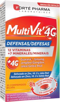 Multivit 4G Defesas 30 Tablets