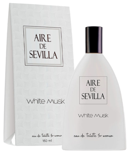 Eau de Toilette Spray de Almíscar Branco 150 ml