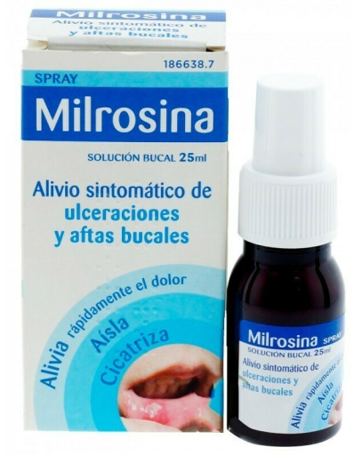 Solução Oral Spray Milrosina 25 ml