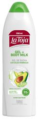 Gel de Abacate + Leite Corporal 550ml