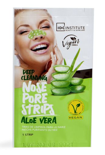 Tiras Veganas para Limpeza Nasal com Aloe Vera 5 Unidades