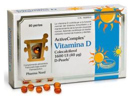 Complexo Ativo Vitamina D 1600UI. 80 cápsulas