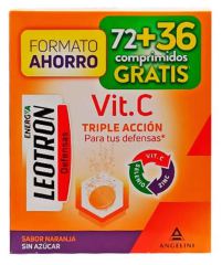 Vitamina C 72 + 36 Comprimidos Efervescentes