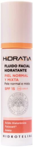 Fluido Facial Hidratante para Pele Normal e Mista FPS 15 50 ml