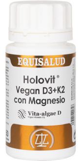 Holovit Vegan D3 &amp; k2 com Magnésio 50 Cápsulas