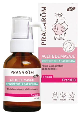 Óleo de massagem PranaBB Tummy Comfort 30 ml