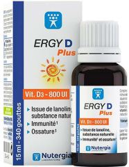 Ergy D Plus Vitamina D3 15ml