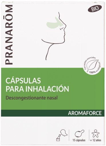 Aromaforce Cápsulas para Inalação 15 cápsulas