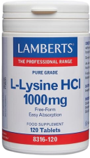 L-Lisina HCI 1000 mg x 120 cápsulas