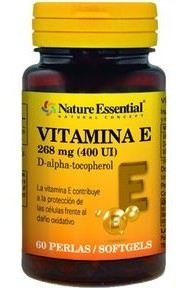 Vitamina E 400 UI Natural 60 Pérolas