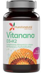 Vitanano D3 + K2 30 Cápsulas