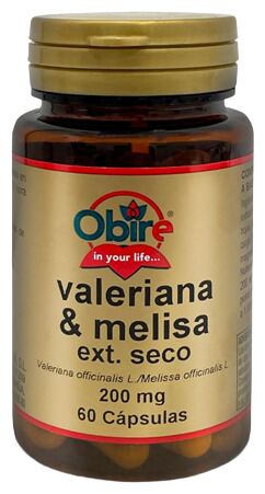 Valerian + Melissa 200mg 60 Cápsulas