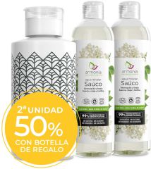 Pacote de água micelar de sabugueiro orgânico 3 peças