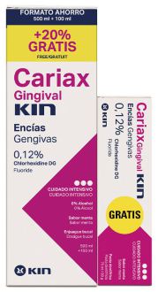 Cariax Gengival Colutório 500 ml + 100 ml e Pasta Dentífrica 100 ml