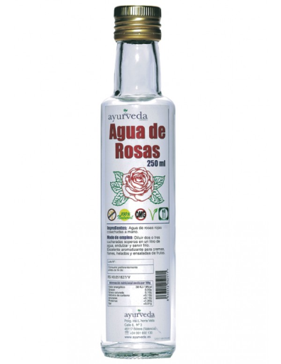 água de rosa vermelha