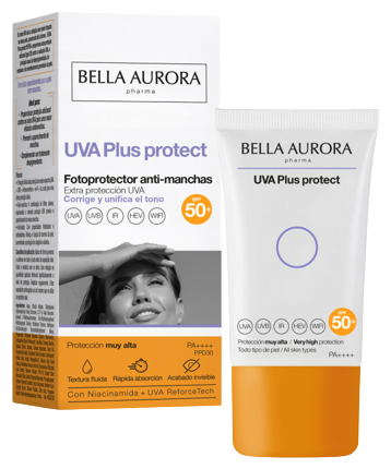 UVA Plus Protetor Solar Antimanchas FPS 50+ 50 ml