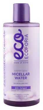 Lavender Clouds Happy Skin Água Micelar 3 em 1 300 ml