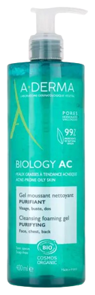 Biology Ac Gel Espuma de Limpeza Purificante 400 ml