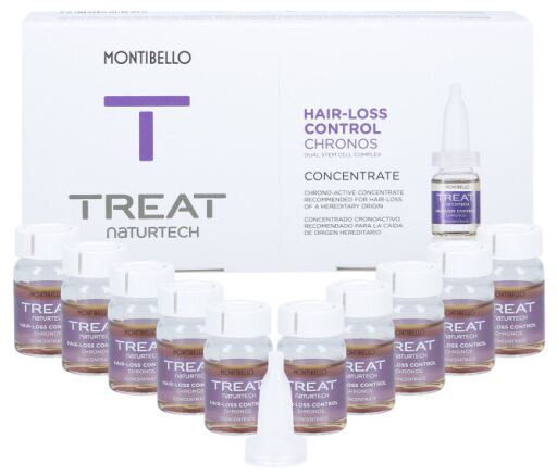 Treat NaturTech Tratamento Chronos para Controle da Queda de Cabelo 10 x 7 ml