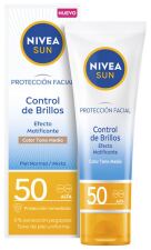 Protetor solar controle de brilho FPS 50 tom médio 40 ml