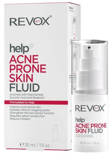 Fluido de ajuda para pele com tendência a acne 30 ml