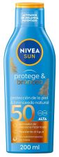 Leite solar protetor e bronzeador 200 ml